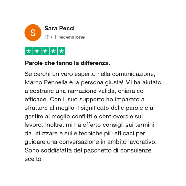 recensione consulente di comunicazione