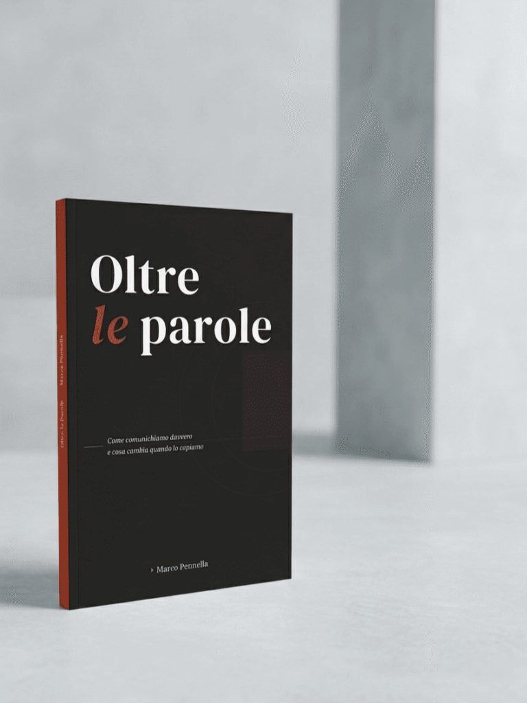 Copertina del libro Oltre le parole di Marco Pennella